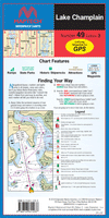 Lake Champlain Waterproof Chart, 3rd Edition