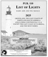 List of Lights Pub. 110 - Greenland, the East Coasts of North and South America, 2025 Edition