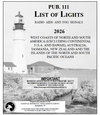 List of Lights Pub. 111 - West Coast of North & South America & Pacific Ocean, 2026 Edition