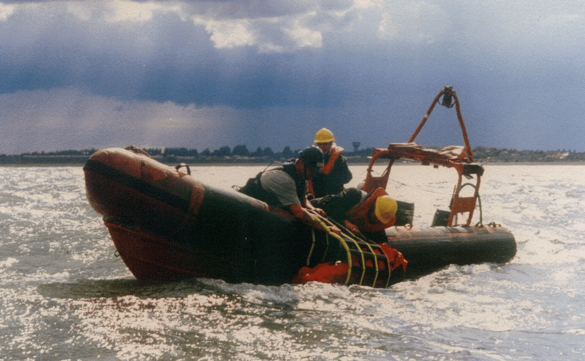 Man Overboard (MOB) Rescue Net: Jason’s Cradle FRC (Fast Rescue Craft) Kit – 530mm-710mm