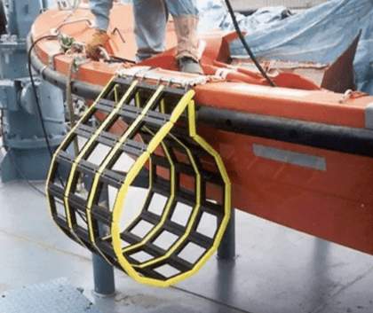 Man Overboard (MOB) Rescue Net: Jason’s Cradle FRC (Fast Rescue Craft) Kit – 530mm-710mm