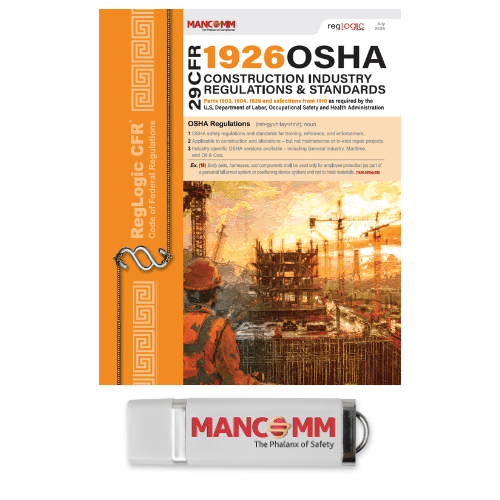 Mancomm 29 CFR Part 1926 OSHA Construction Standards & Regulations, July 2025