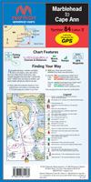 Marblehead to Cape Ann Waterproof Chart, 3rd Edition