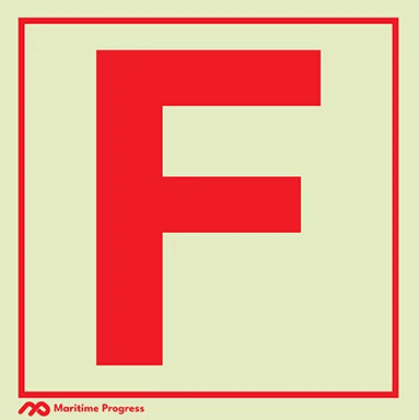 Marine Fire Sign, IMO Fire Control Symbol: Fire Station