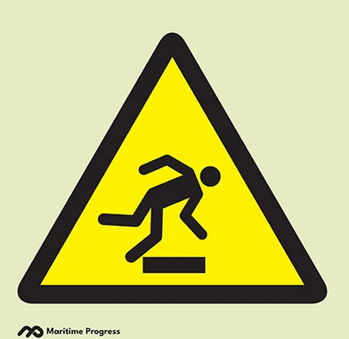 Marine Hazard Sign: Trip Symbol
