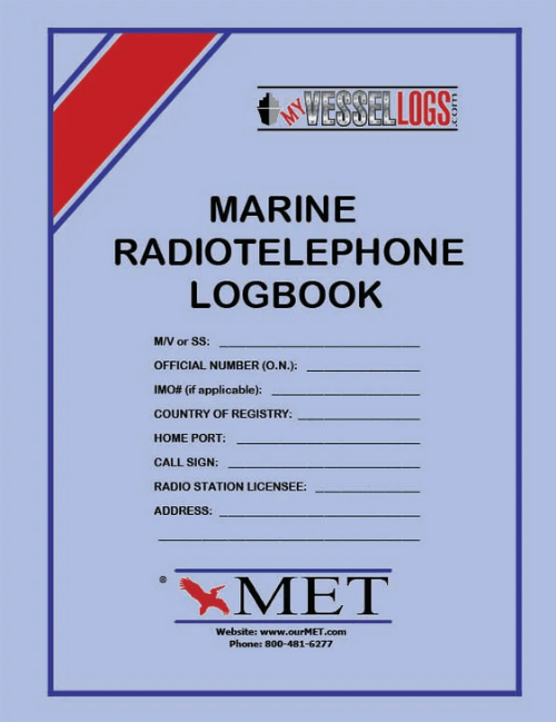 Marine Radiotelephone Logbook (BK-128)
