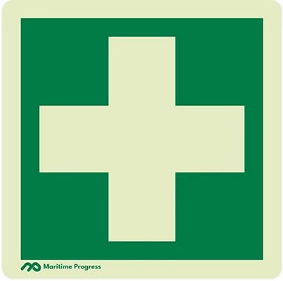 Marine Safety Sign: IMO - First Aid Symbol