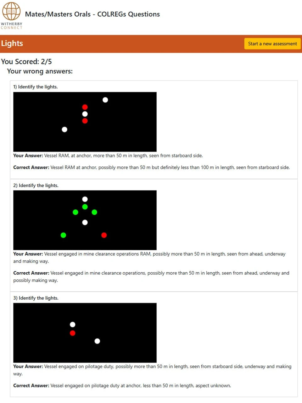 Mates/Masters Orals: Self-Assessment - COLREGs Questions, First Edition