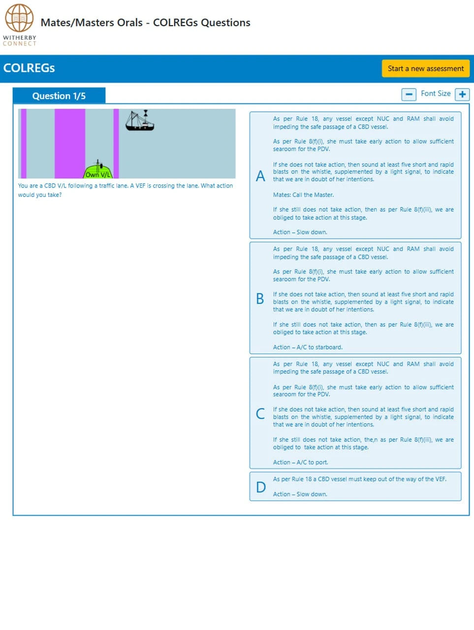 Mates/Masters Orals: Self-Assessment - COLREGs Questions, First Edition
