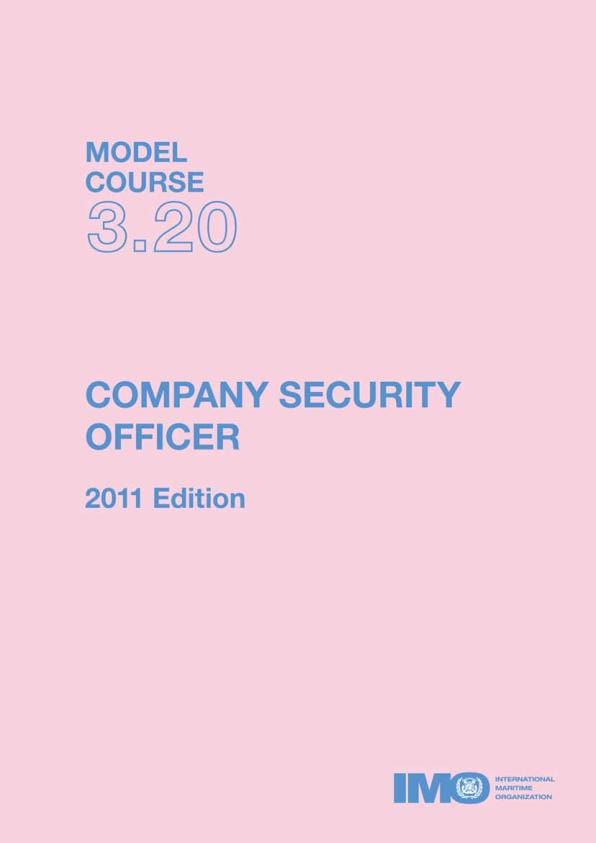 (Model Course 3.20) Company Security Officer, 2011 Edition