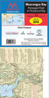 Muscongus Bay - Pemaquid Point to Penobscot Bay Waterproof Chart, 1st Edition