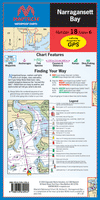Narragansett Bay Waterproof Chart, 5th Edition