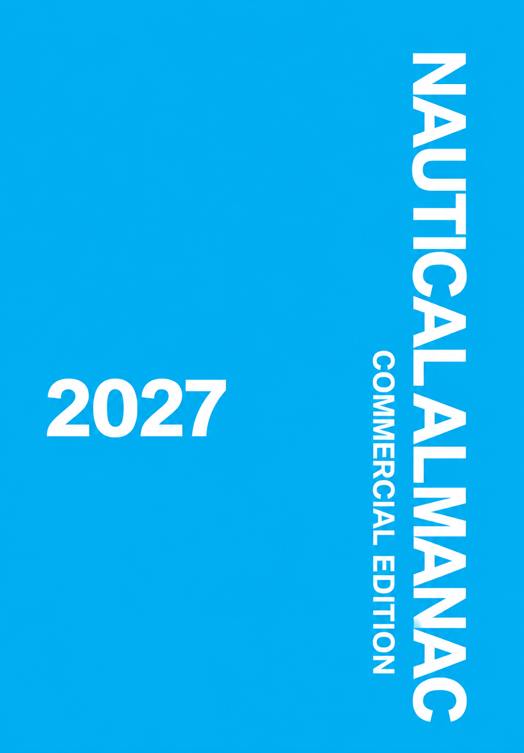Nautical Almanac Commercial 2027 Edition