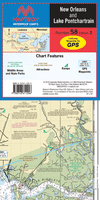 New Orleans and Lake Pontchartrain Waterproof Chart, 2nd Edition