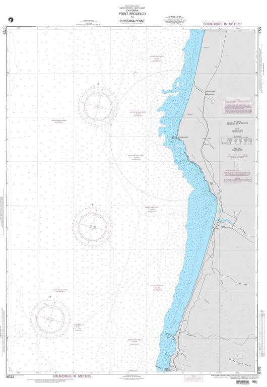 NGA Nautical Chart 18722: Point Arguello to Purisima Point