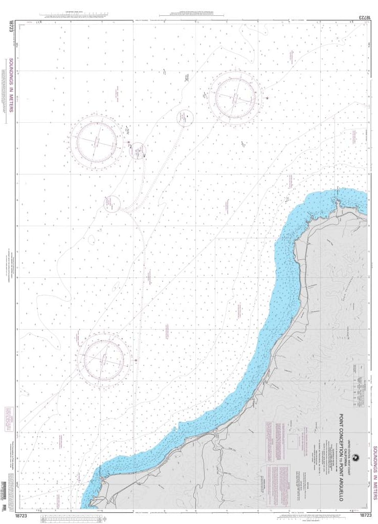 NGA Nautical Chart 18723: Point Conception to Point Arguello
