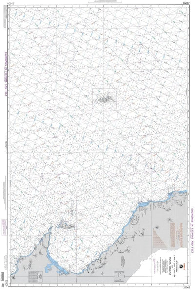 NGA Nautical Chart 21005: Cabo San Quintin to Punta Eugenia (Mexico-West Coast) (OMEGA)