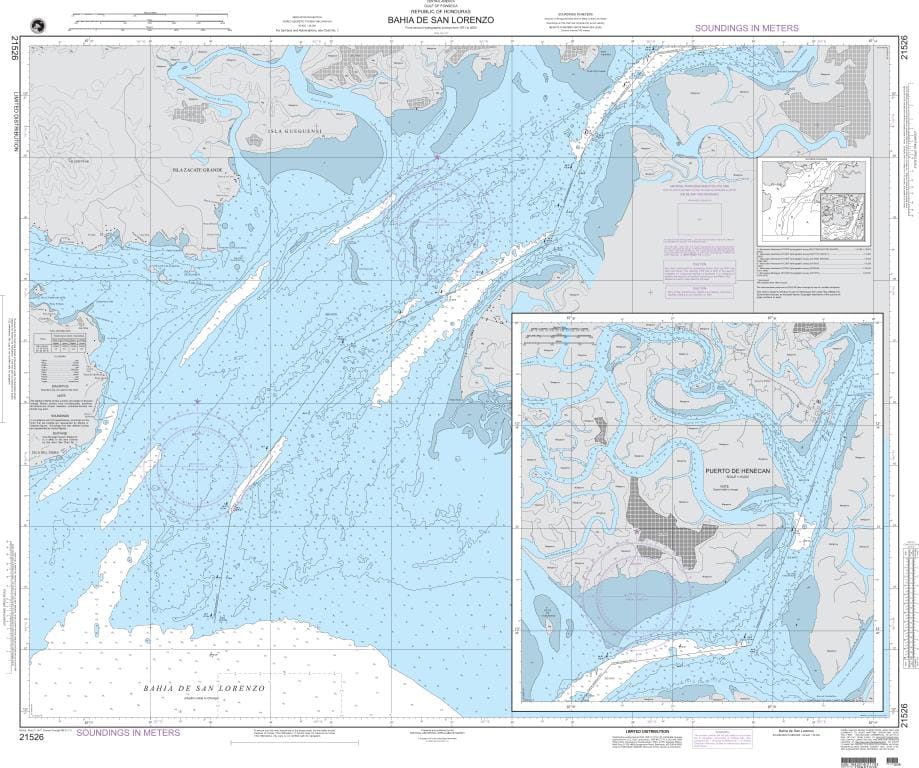 NGA Nautical Chart 21526: Bahia de San Lorenzo