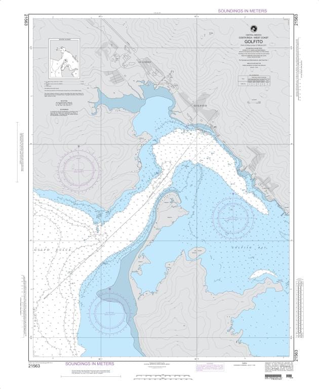 NGA Nautical Chart 21563: Gulfito