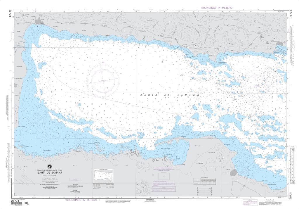 NGA Nautical Chart 25724: Bahia de Samana