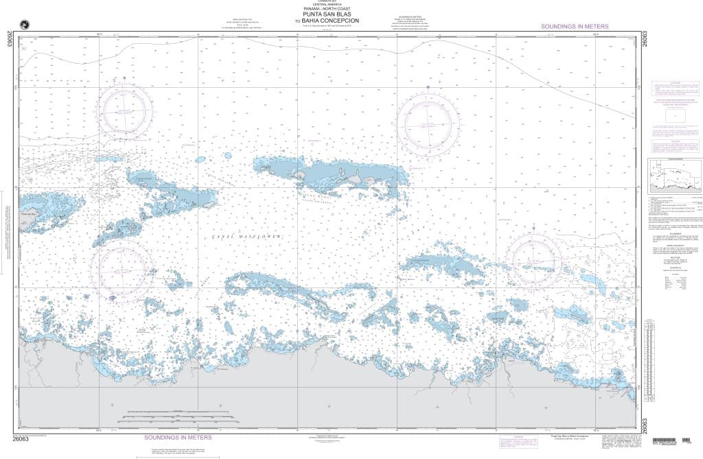 NGA Nautical Chart 26063: Punta San Blas to Bahia Concepcion