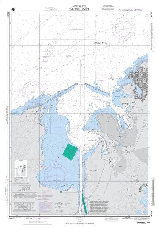 NGA Nautical Chart 26068: Puerto Cristobal