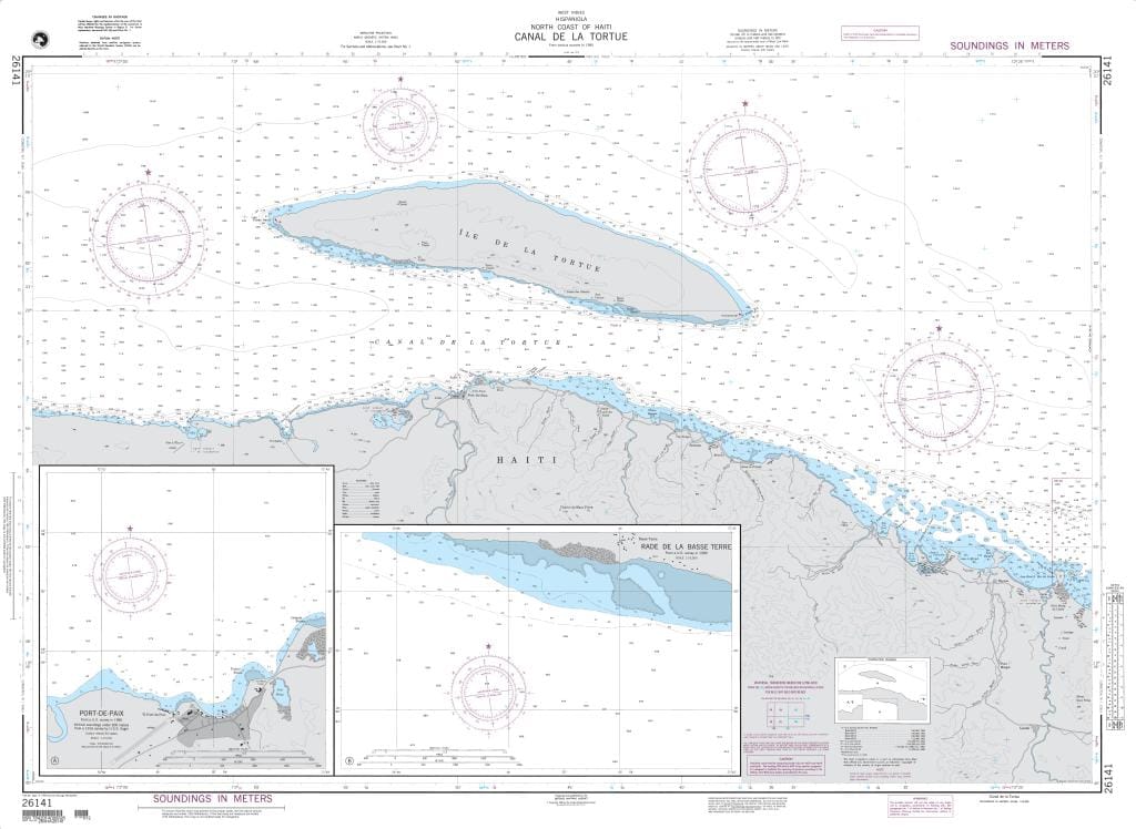 NGA Nautical Chart 26141: Canal de la Tortue