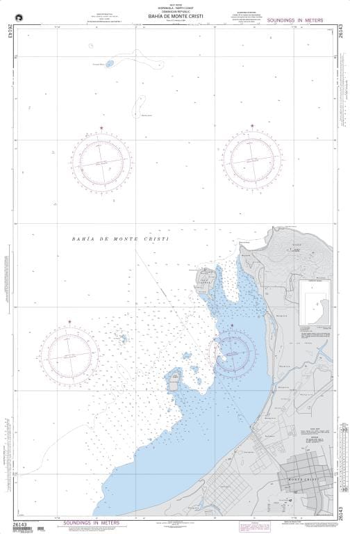 NGA Nautical Chart 26143: Bahia de Monte Cristi (Dominican Republic)
