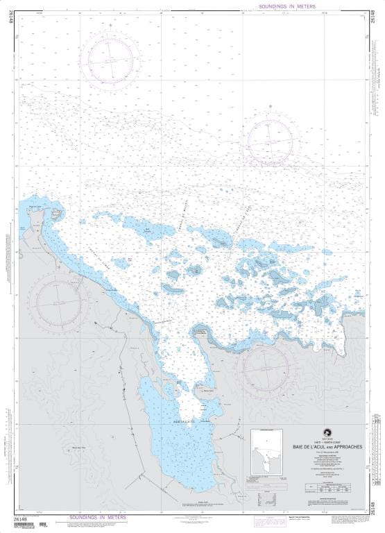 NGA Nautical Chart 26148: Baie de L'Acul and Approaches (Haiti)