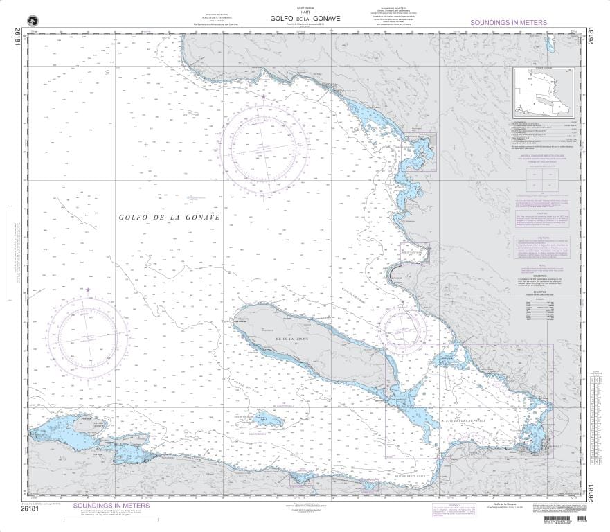 NGA Nautical Chart 26181: Golfe de la Gonave