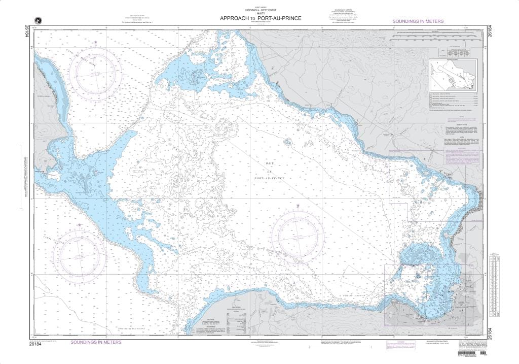 NGA Nautical Chart 26184: Approach to Port-au-Prince