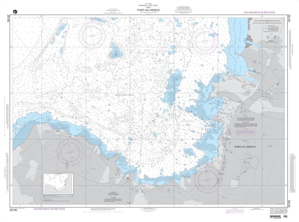 NGA Nautical Chart 26186: Port-au-Prince (Haiti)