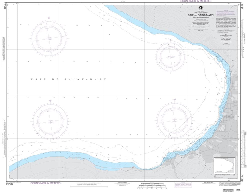 NGA Nautical Chart 26187: Baie de Saint-Marc