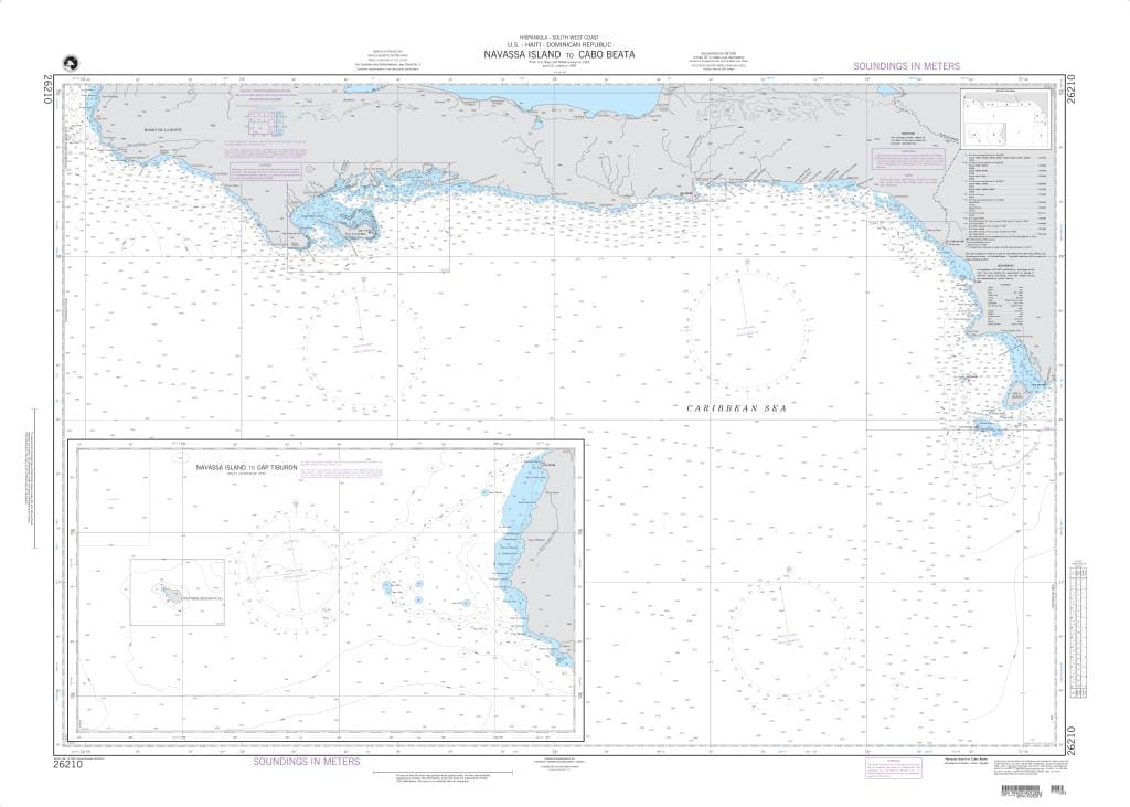 NGA Nautical Chart 26210: Navassa Island to Cabo Beata (OMEGA)