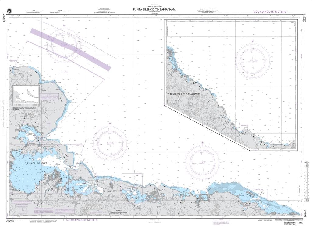 NGA Nautical Chart 26244: Punta Silencio to Bahia de Sama