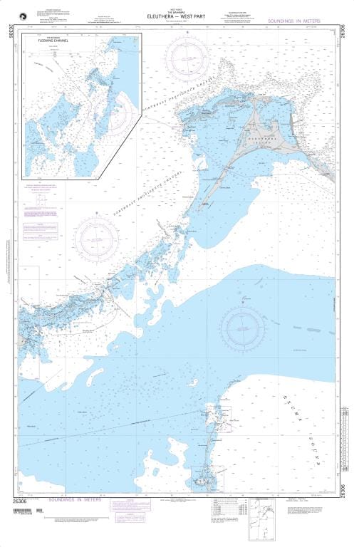 NGA Nautical Chart 26306: Eleuthera-West Part