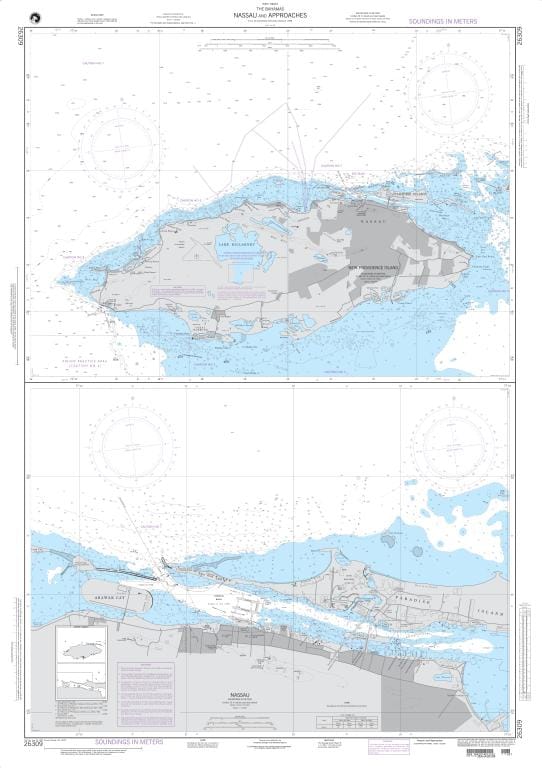 NGA Nautical Chart 26309: Nassau and Approaches