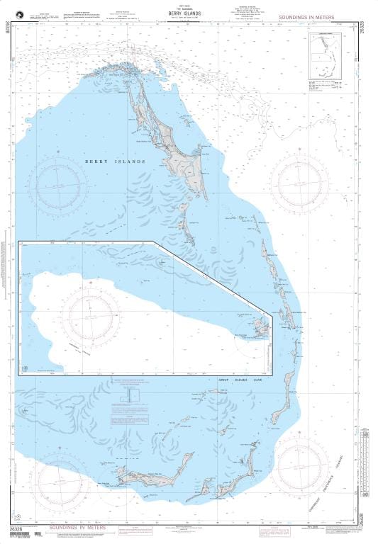 NGA Nautical Chart 26328: Berry Islands