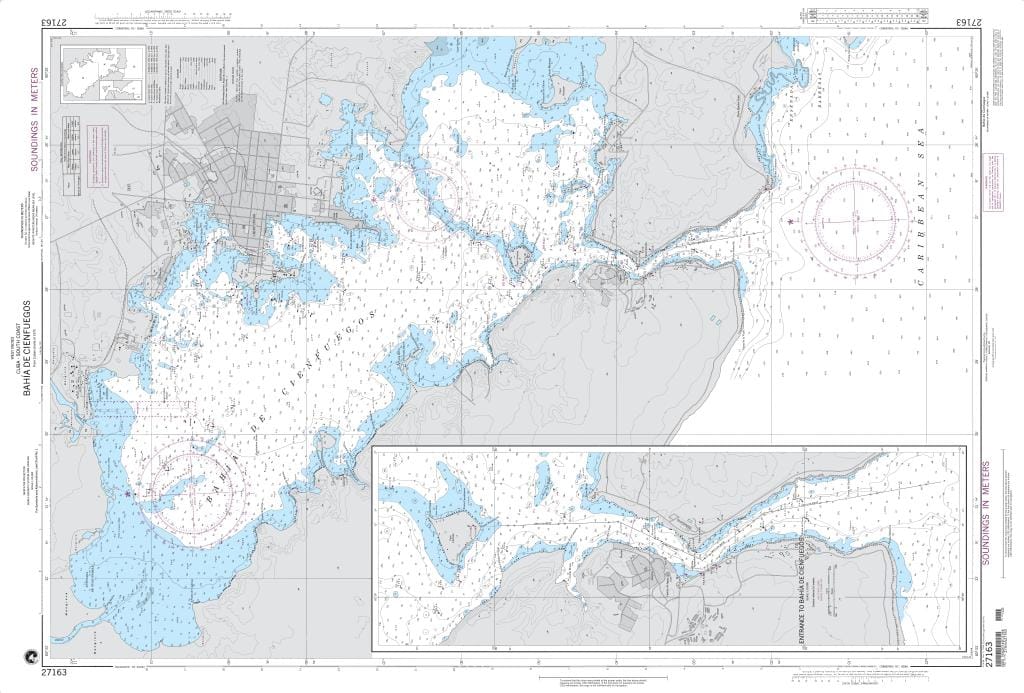 NGA Nautical Chart 27163: Bahia de Cienfuegos