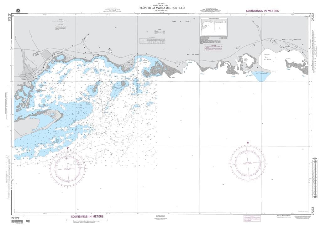NGA Nautical Chart 27222: Pilon to La Marea del Portillo