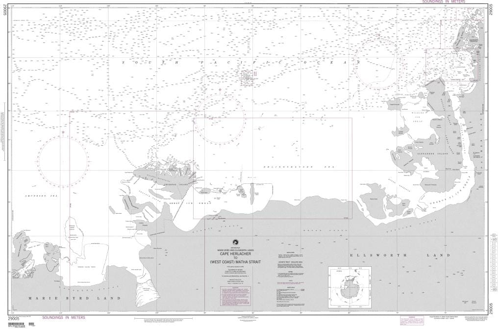 NGA Nautical Chart 29005: Cape Herlacher to (West Coast) Matha Strait