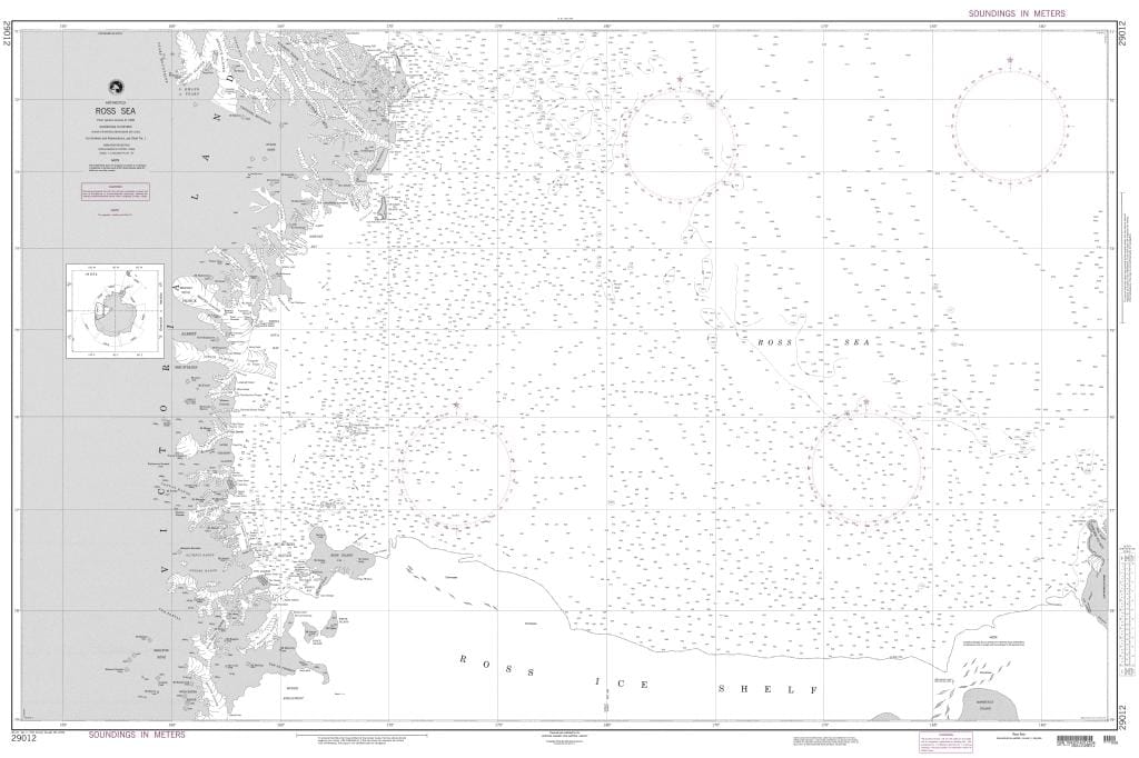 NGA Nautical Chart 29012: Ross Sea