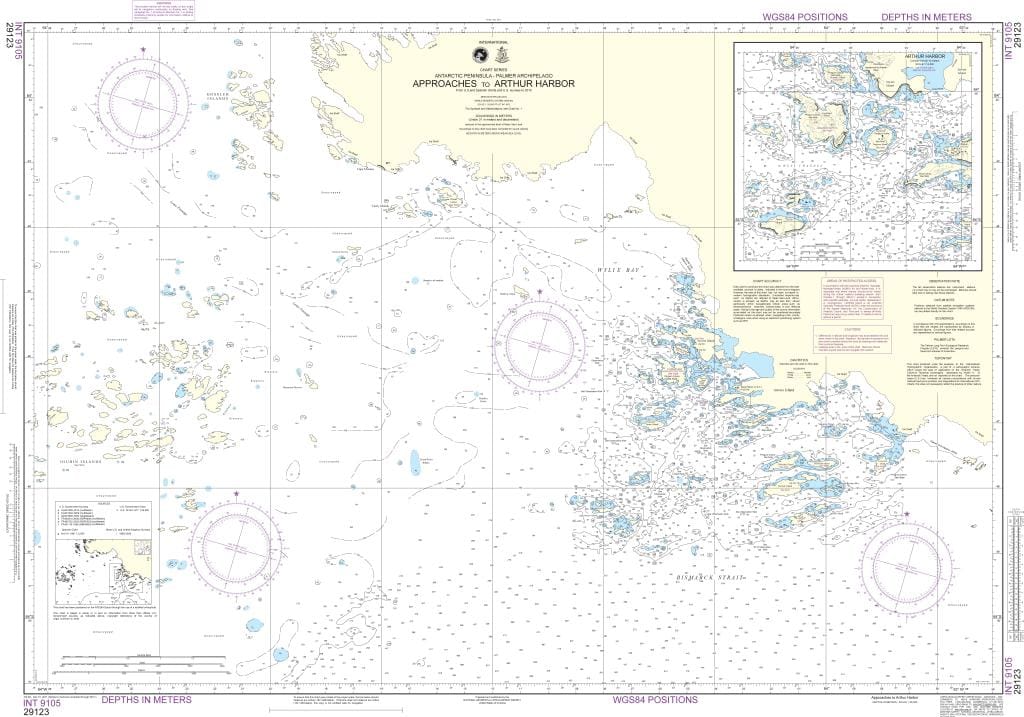 NGA Nautical Chart 29123: Vicinity of Arthur Harbor