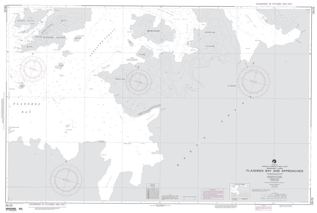 NGA Nautical Chart 29125: Flandres Bay and Approaches