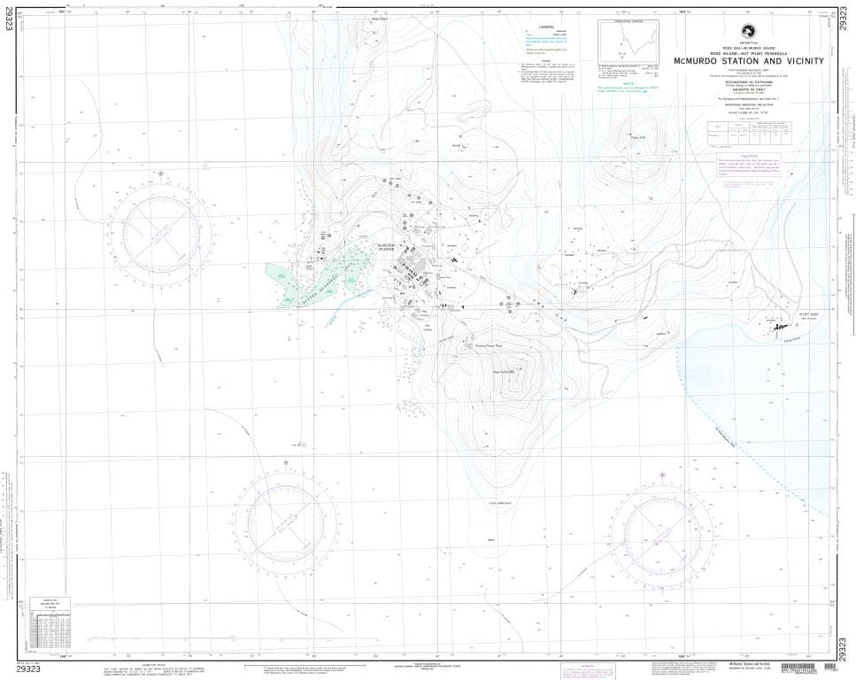 NGA Nautical Chart 29323: McMurdo Station and Vicinity (Ross Island-Hut Point Peninsula)