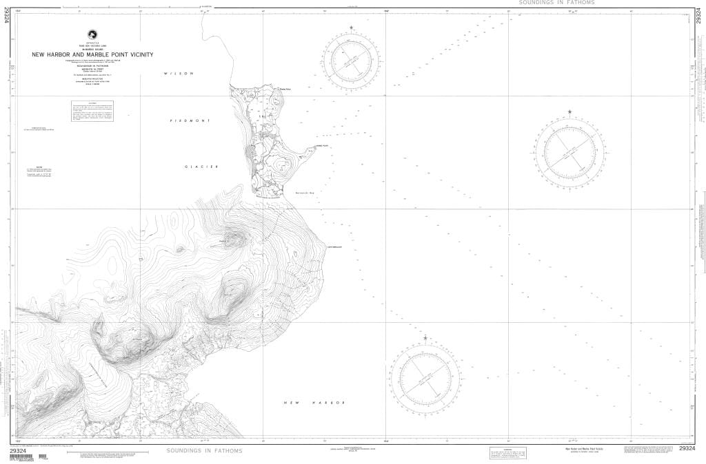 NGA Nautical Chart 29324: New Harbor and Marble Point Vicinity (McMurdo Sound-Ross Sea-Victoria Land)