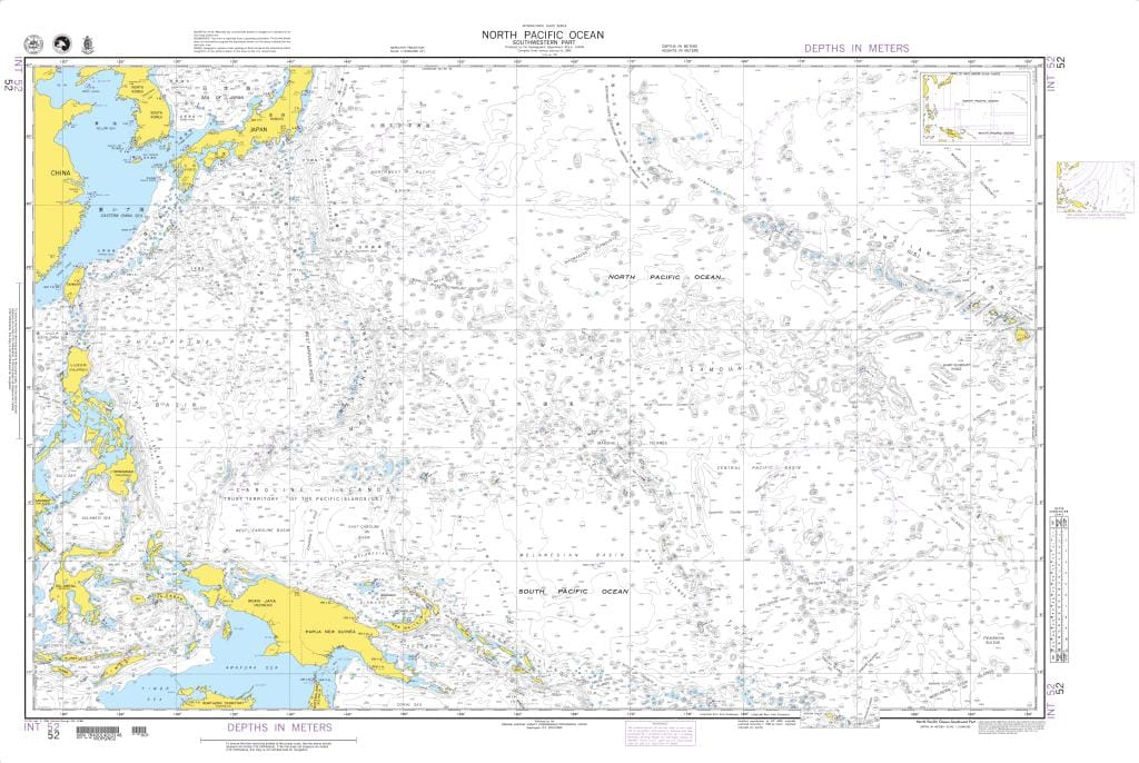 NGA Nautical Chart 52: North Pacific Ocean-Southwest Part (OMEGA)