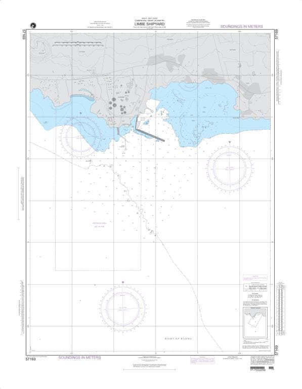 NGA Nautical Chart 57169: Limbe Shipyard