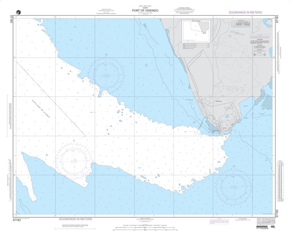 NGA Nautical Chart 57183: Port of Owendo