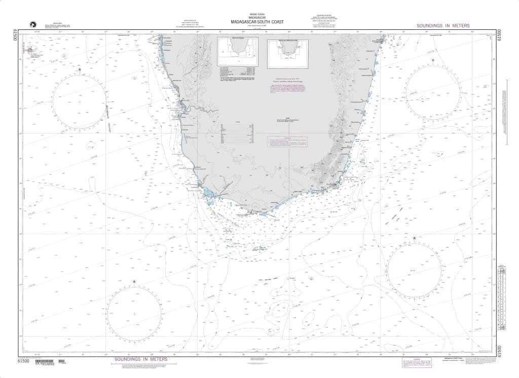 NGA Nautical Chart 61500: Madagascar-South Coast